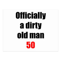 50 Dirty Old Man Postcards