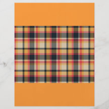 50 Plaid Pattern Custom Flyer