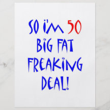 50 So I'm 50 ... Flyers