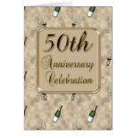 50th Anniversary Party Invitation Greeting Card