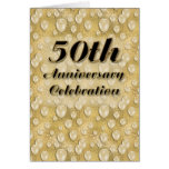 50th Anniversary Party Invitation Greeting Cards