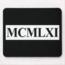 50th Birthday, 1961 Mouse Pads
