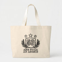 50th Birthday Canvas Bag