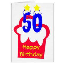 50th Birthday Card