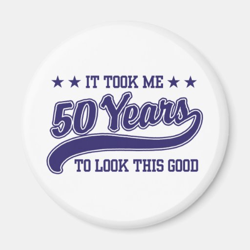 50th Birthday Fridge Magnets