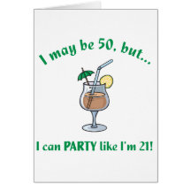 50th Birthday Gag Gift Cards