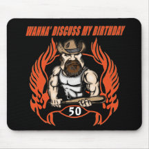 50th Birthday Gifts Mousepad