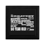 50th Birthday Party Greatest Fifty Year Old Keepsake Box