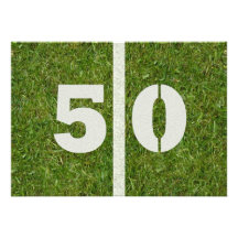 50th Birthday Party! Personalized Announcement