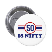 50th Birthday Pin