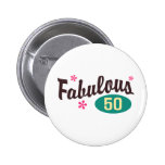 50th Birthday Pinback Buttons