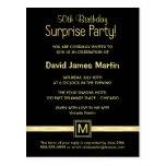 50th Birthday Surprise Party - Sample Invitations Postcards
