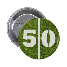 50th Birthday Yard Button
