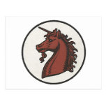 50th Division Unicorn Post Card
