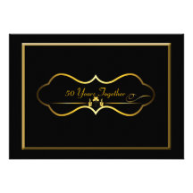 50th Wedding Anniversary Custom Invitations
