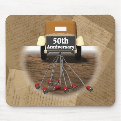 50th Wedding Anniversary Gifts Mousemats by wedding anniversary