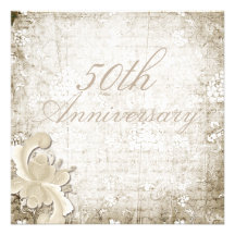50th Wedding Anniversary - "Telemark" Announcements