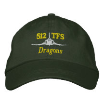 512 TFS F-4 Golf Hat Embroidered Baseball Cap