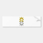 52-Crown-Reflection Bumper Stickers