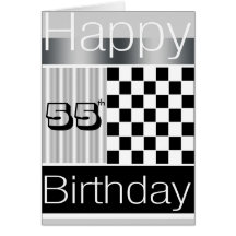55th Birthday Greeting Card