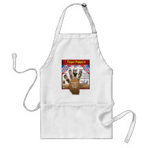 5 GOP Finger Puppets Aprons