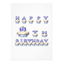 5 Years Old Personalized Announcements