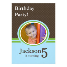 5th Birthday Party Invitations