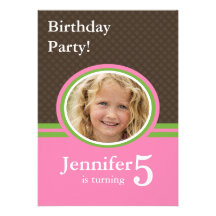5th Birthday Party Invitations
