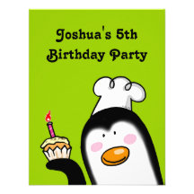 5th birthday party personalised personalized invite