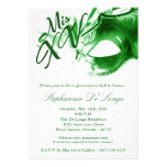 5x7 Masquerade Mask 15 Quinceanera Ball Invitation