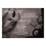 5x7 Masquerade Quinceanera Birthday Invitation