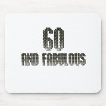 60 and fab disco theme mouse mats