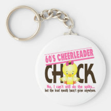 60’s Cheerleader Chick Keychain