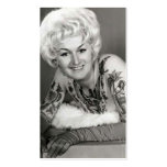 '60s Tattooed Lady Business Card Template