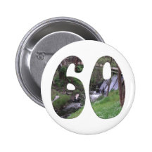 60th Birthday Button
