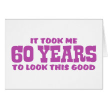 60th Birthday Greeting Card