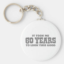 60th Birthday Keychains