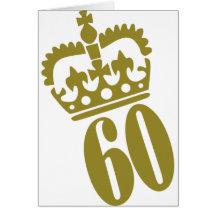 60th Birthday - Number – Sixty Cards