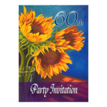 60th Birthday Party Invitation