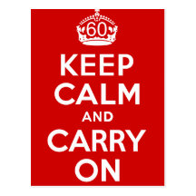 60th Birthday Postcard