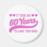60th Birthday Refrigerator Magnet