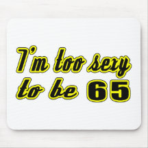 65 birthday designs mousepads