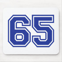 65 - number mousepad