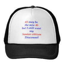 65 Senior Citizen Trucker Hats