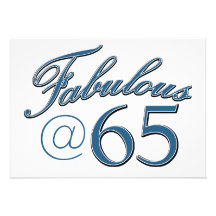 65  year old birthday designs invite