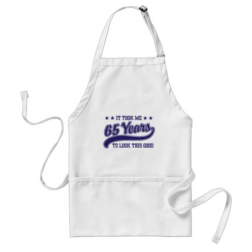 65th Birthday Apron