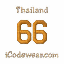 66 Bangkok Embroidered Hooded Sweatshirt