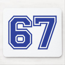 67 - number mouse pads