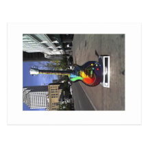 6th street guitar, Austin series Post Card