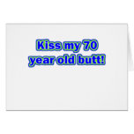70 kiss my butt card